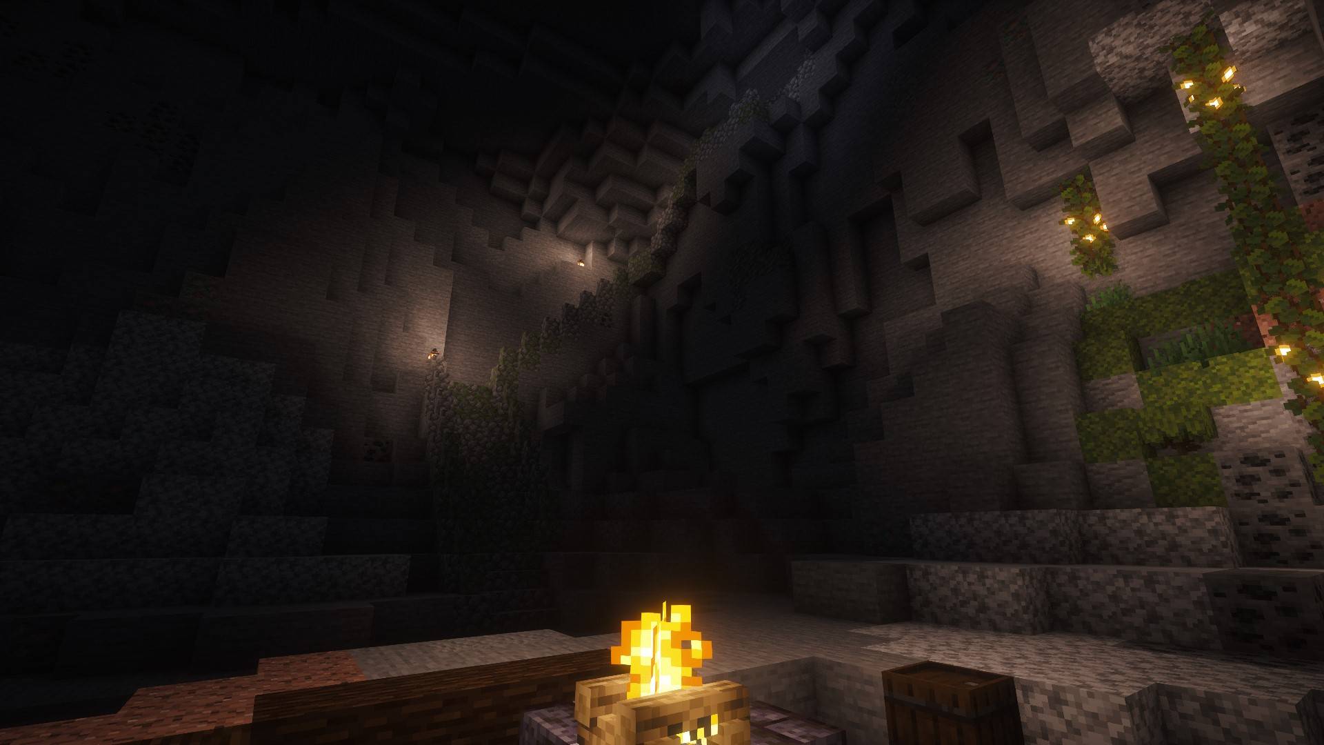 Thumbnail The bottom of the caves.
