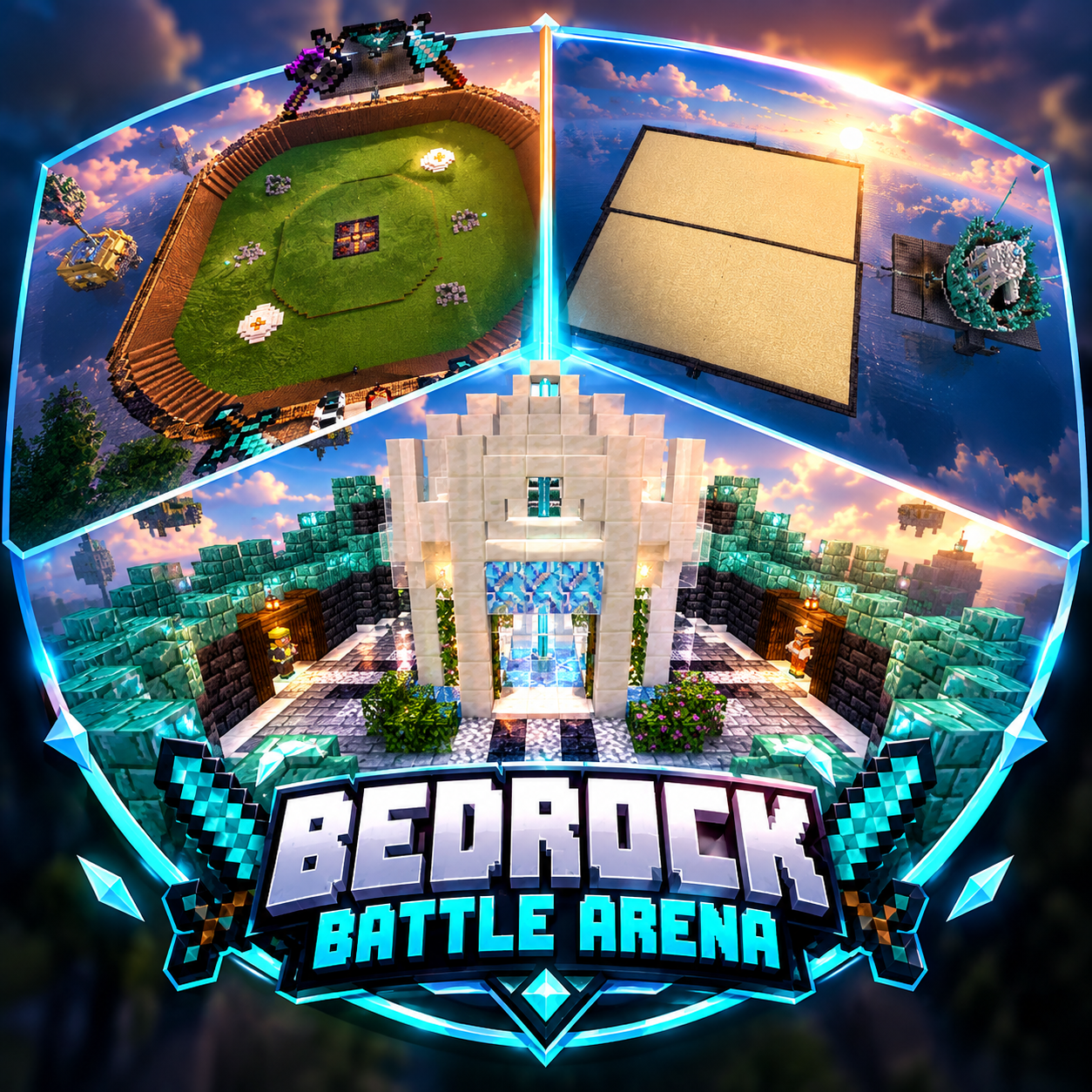 Bedrock Battle Arena 2.0—Ultimate PvP Update — screenshot 1
