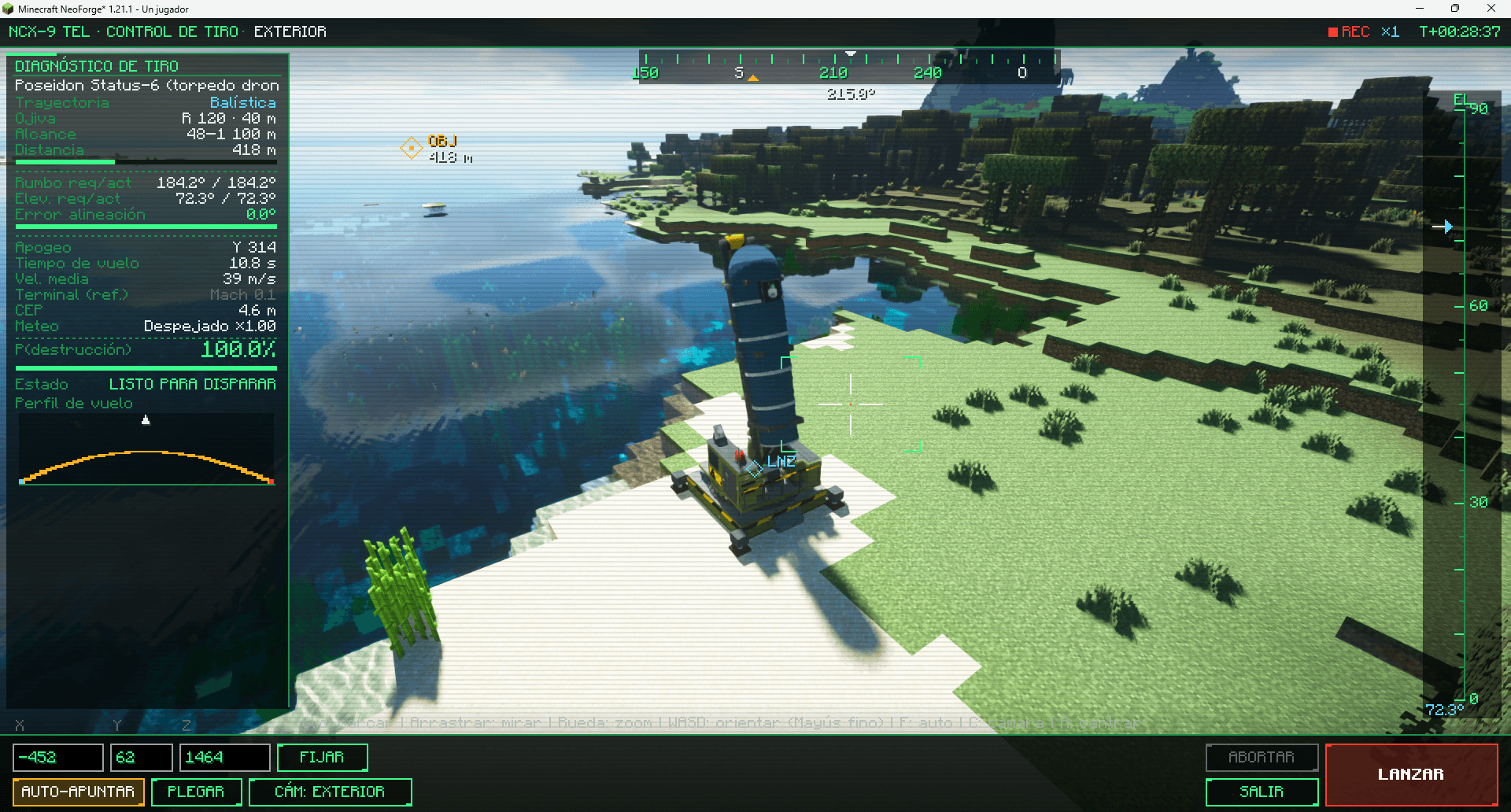 Launch terminal with live camera