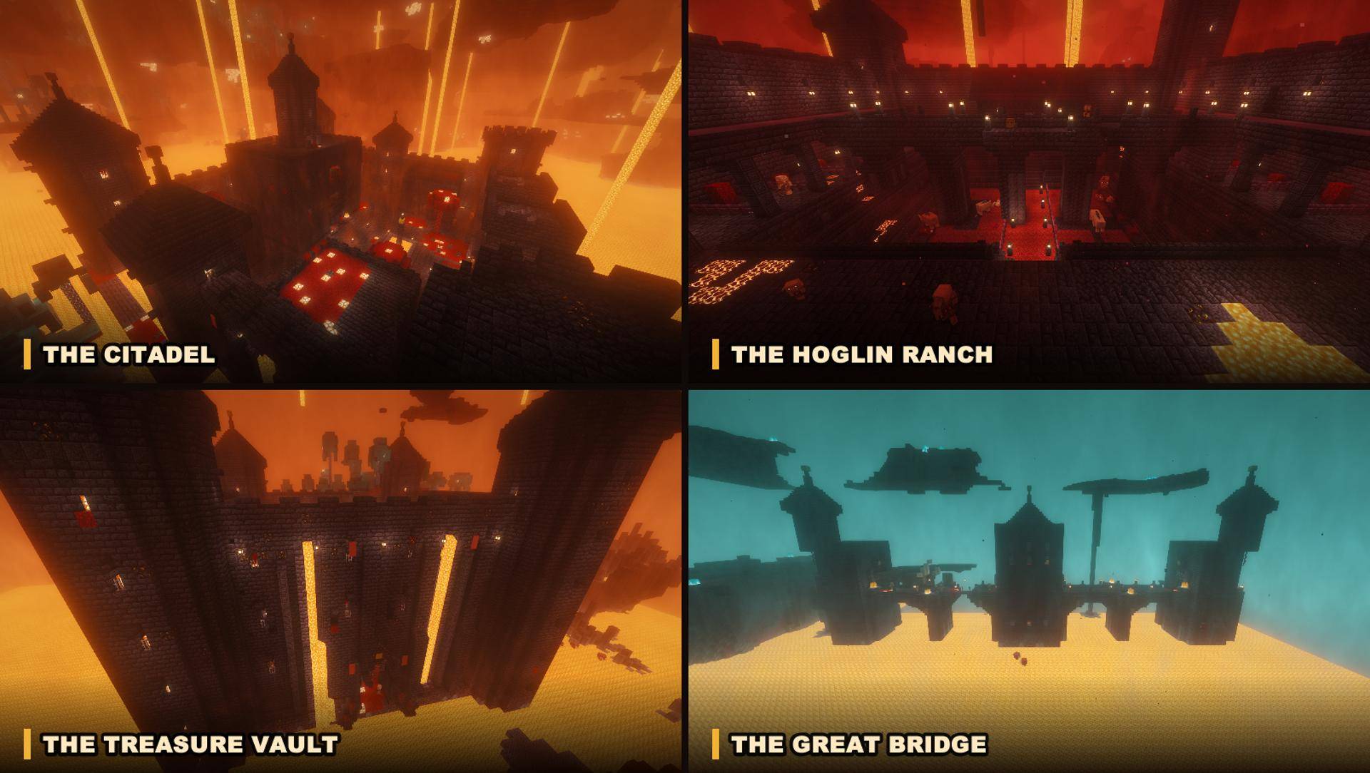 Four layouts