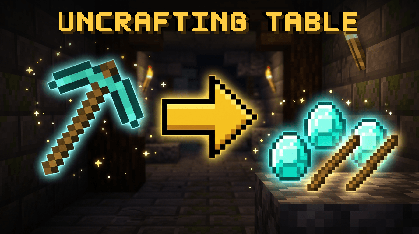 Uncrafting Table | Reverse Crafting Block — screenshot 1