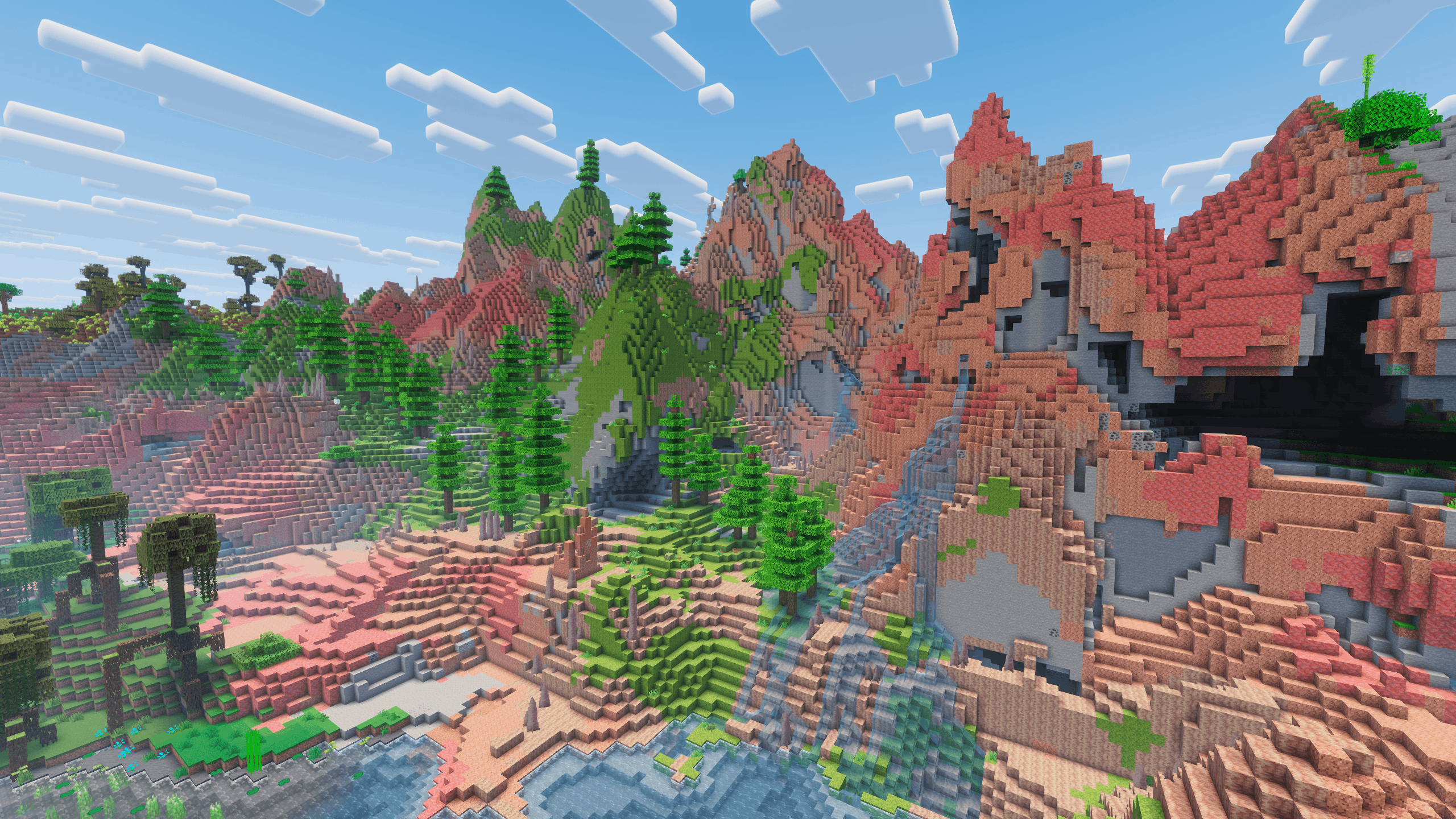 New patches of Cinnabar in the Stony Spires biome.