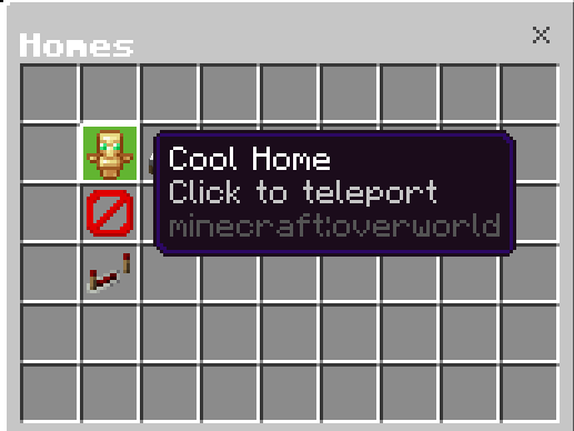 /Home - home teleport system chest gui sethome — screenshot 2