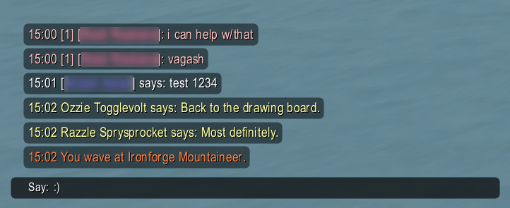 Chat window.