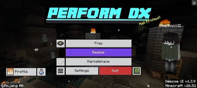 PERFORM DX screenshot active
