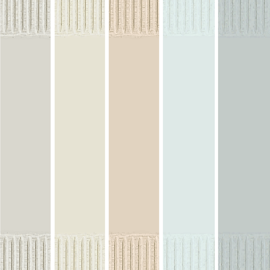 Organic Plaster with Organic Fluted Plaster Trim