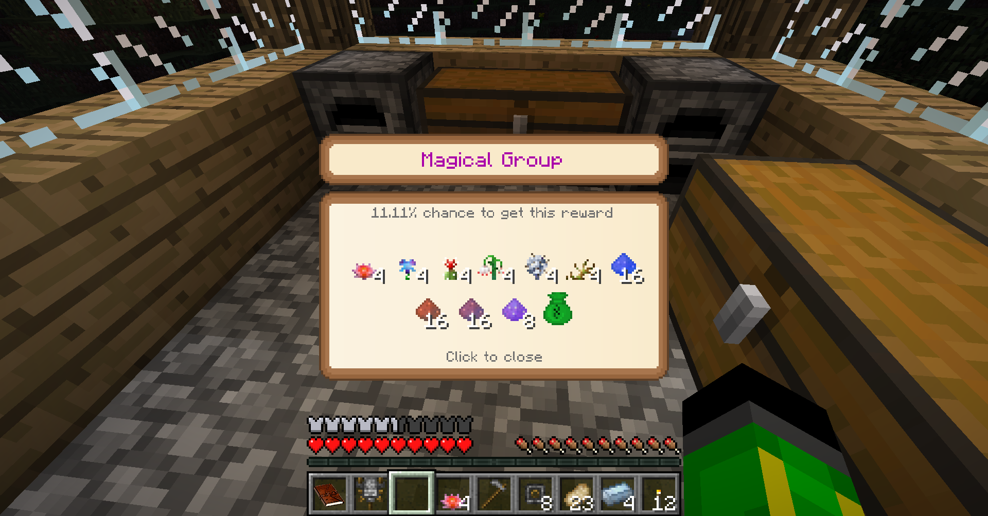 An example of a Magical Reward