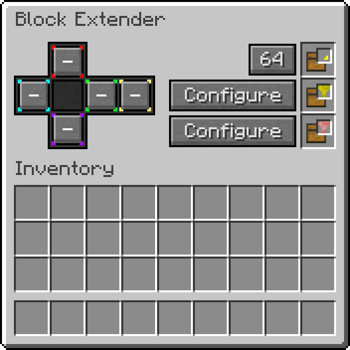 Block Extender Settings