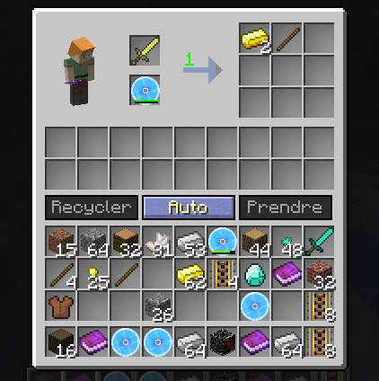 Corail Recycler : GUI 1.4.0