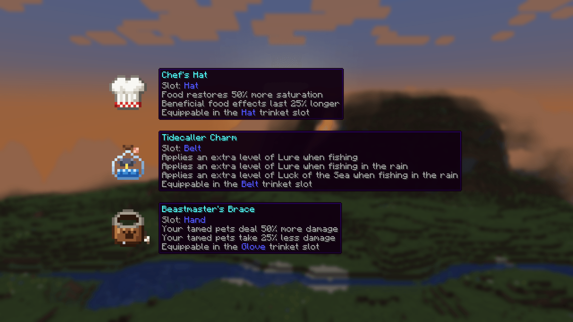 More artifact tooltips