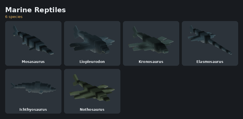 Marine reptiles