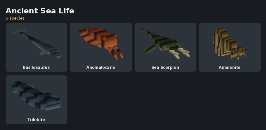 Ancient sea life