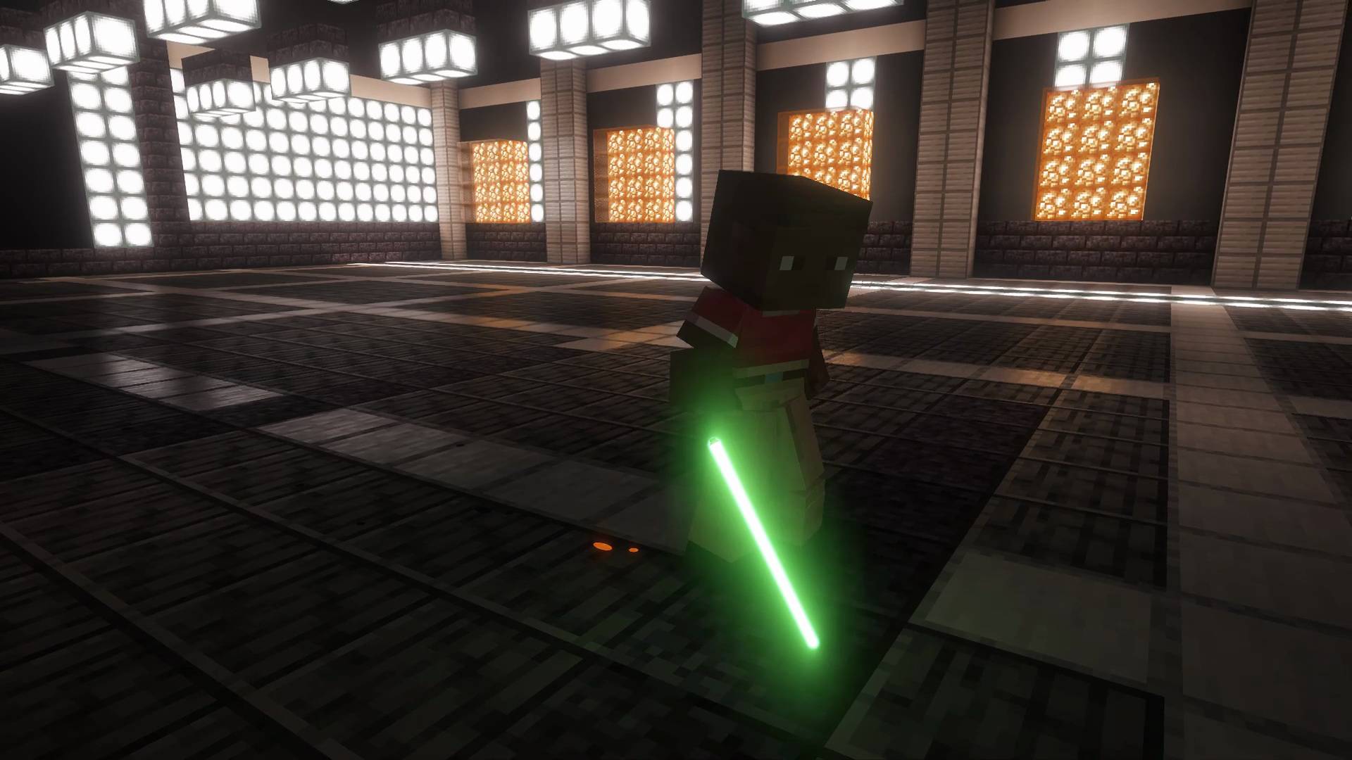 Thumbnail Keep the equipped hilt while changing the fighting style and Force abilities. The player keeps their Minecraft skin.