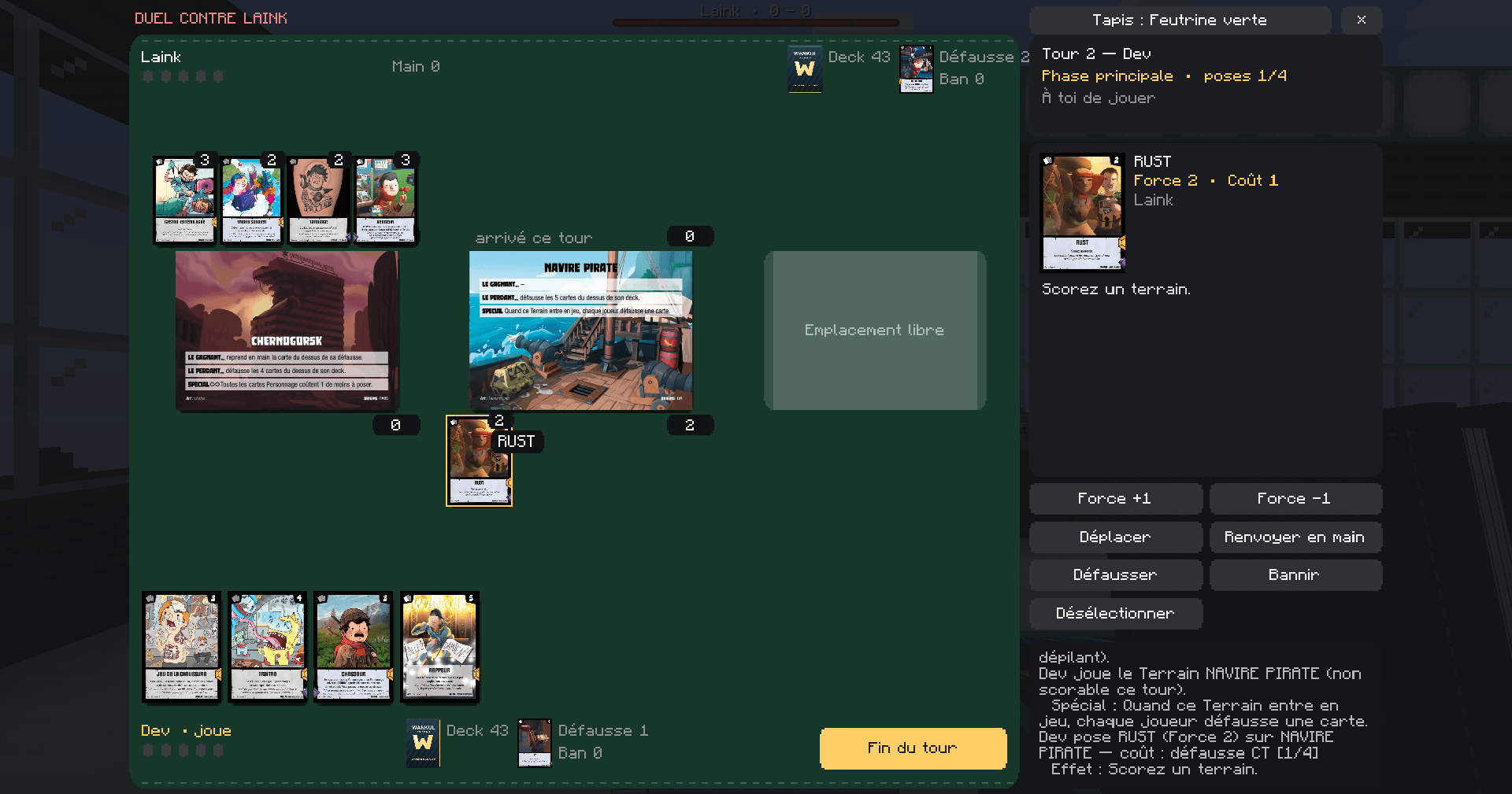 Duel contre Laink / Duel against Laink