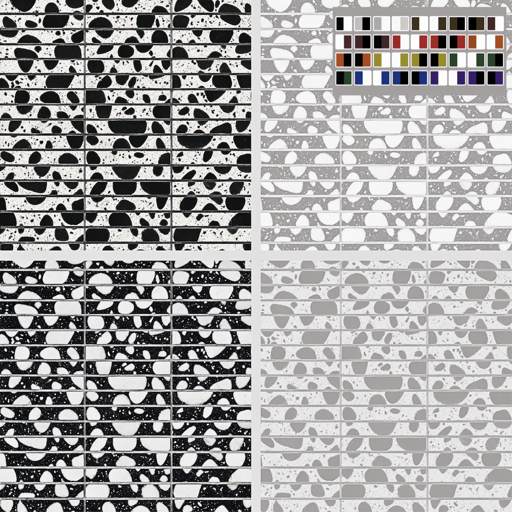 Domino Terrazzo (Wall and Floor) - 36 Swatches Each