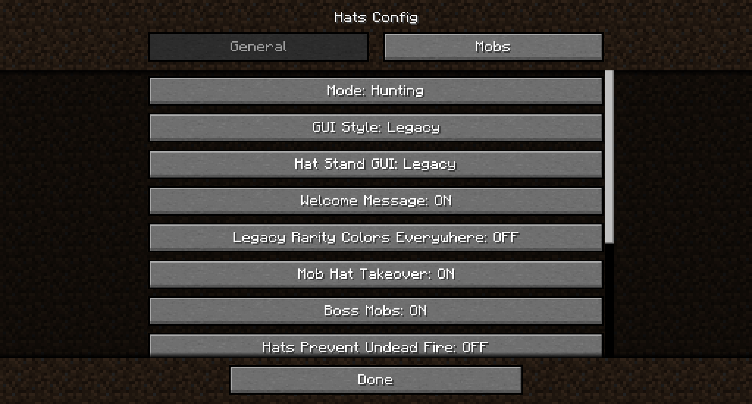 Thumbnail General Config Options