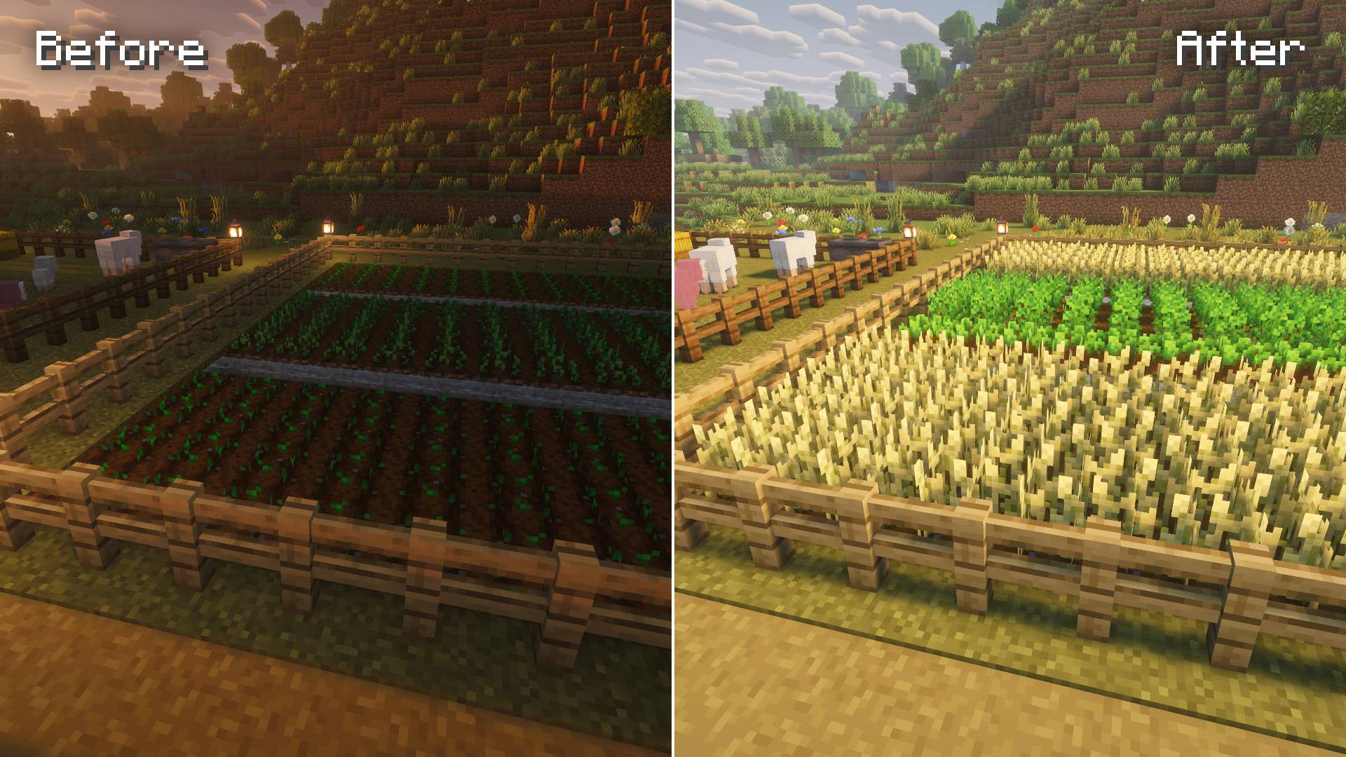 Crops and other tick based vegetation can grow as you sleep through the night.