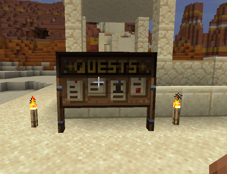 The quest board found in villages