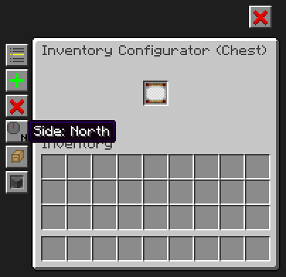 The Inventory Configurator screen.