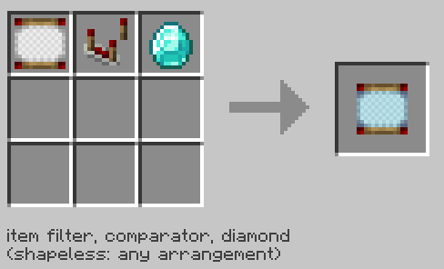 Polymorphic Item Filter recipe.