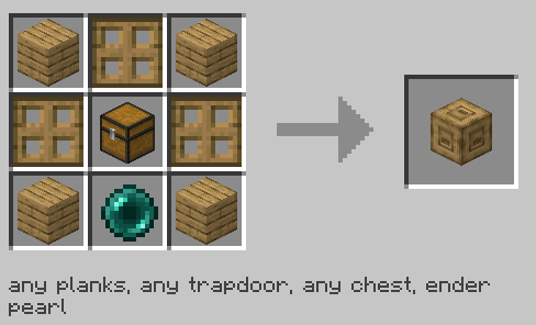 Inventory Interface recipe.