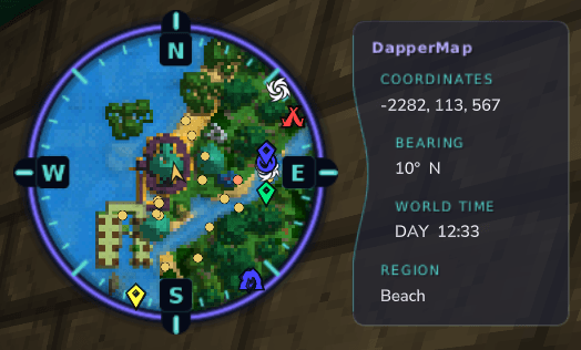 DapperMap HUD