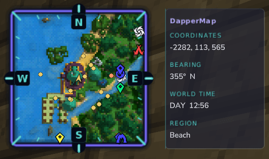 DapperMap Square Minimap