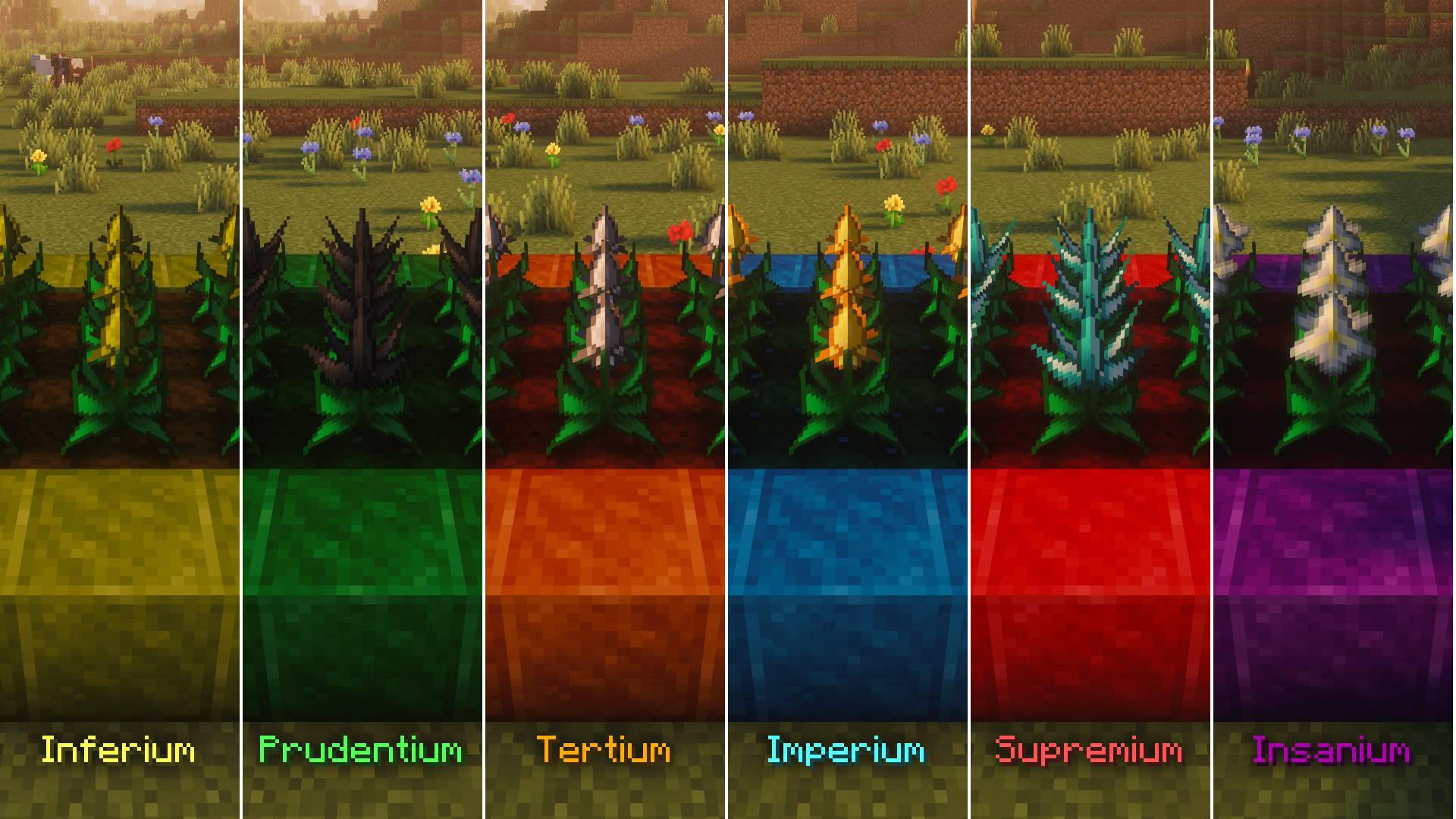 Adds the sixth tier to Mystical Agriculture (Fabric) for even more gameplay and grinding.