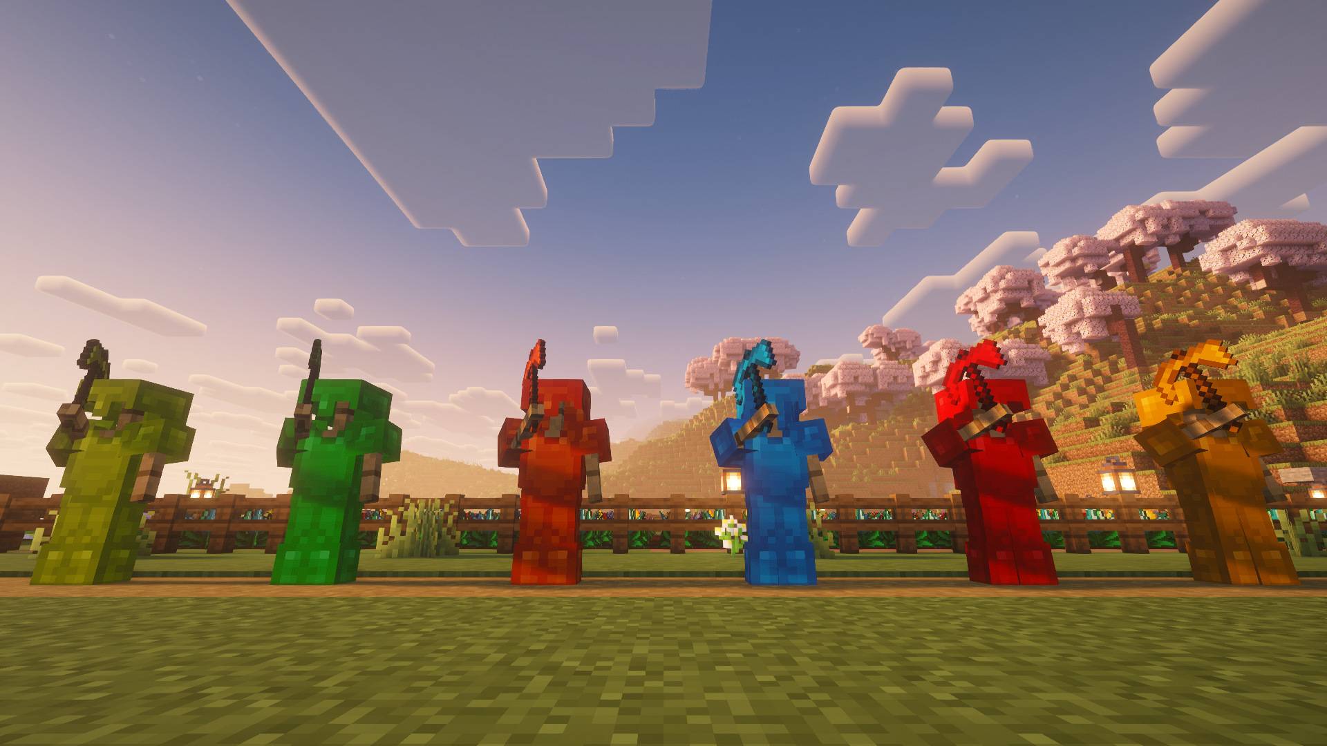 6 tiers of paxels (pickaxe, axe, shovel all in one).