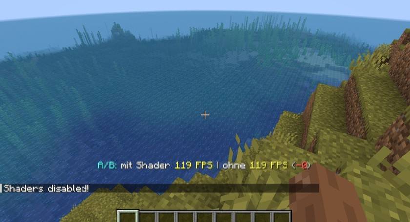 Shaders off/on with FPS difference