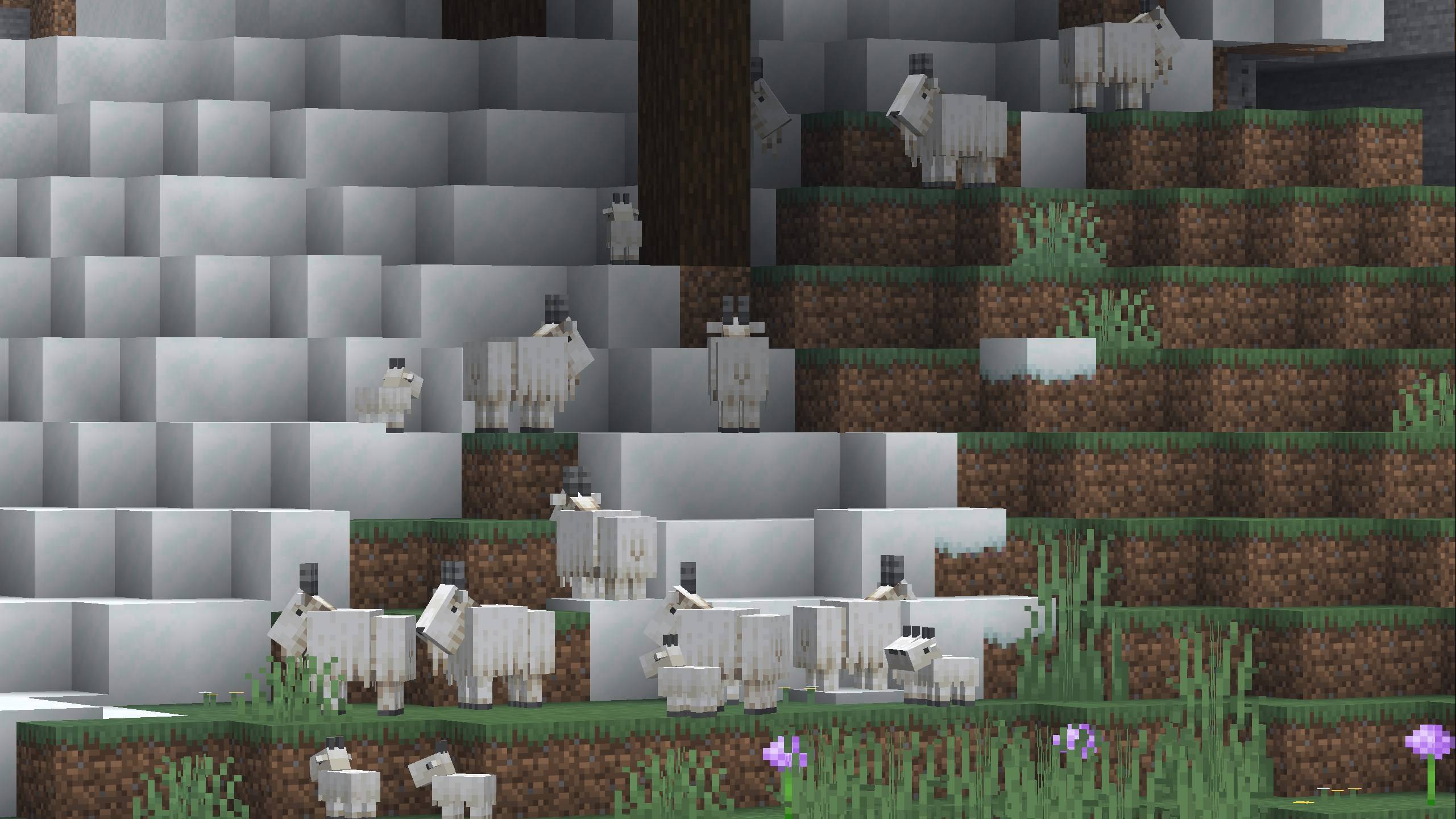 Goats will tend to search for higher ground
