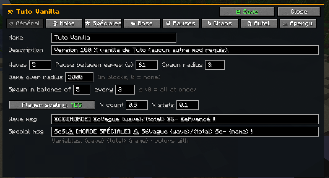 Horde editor