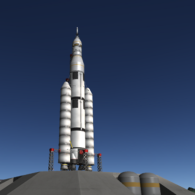 Orion on launch pad