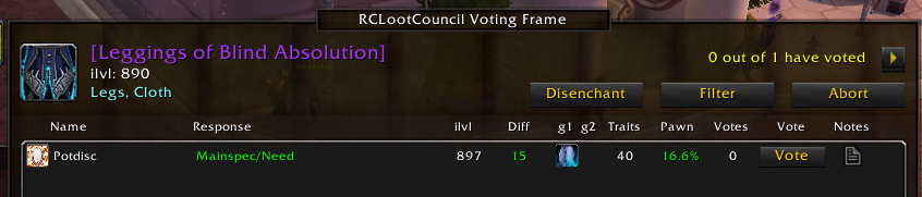 Small VotingFrame