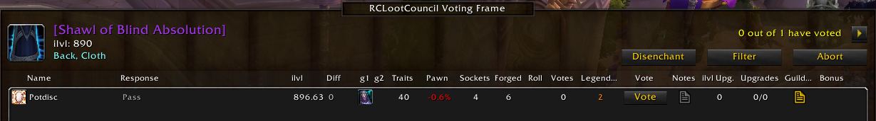 Large VotingFrame