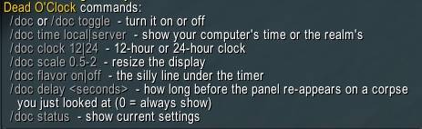 Commands