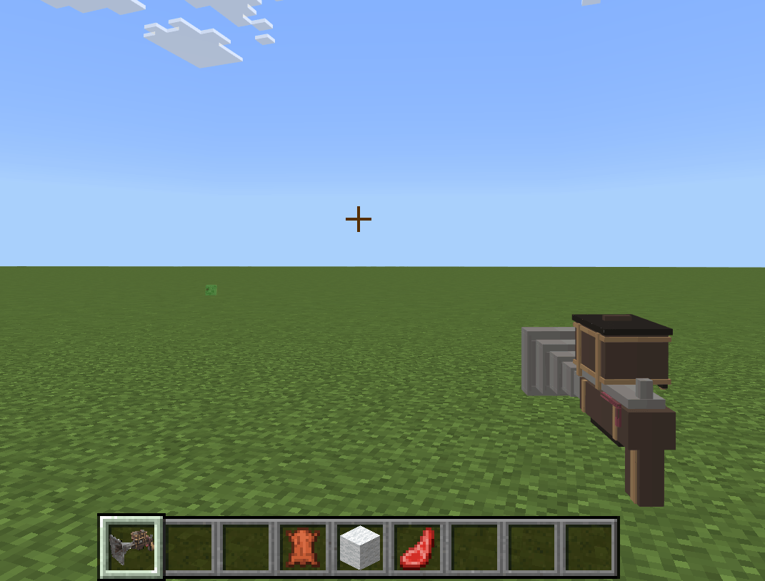 Thumbnail A player holding the potato gun from a first person view.