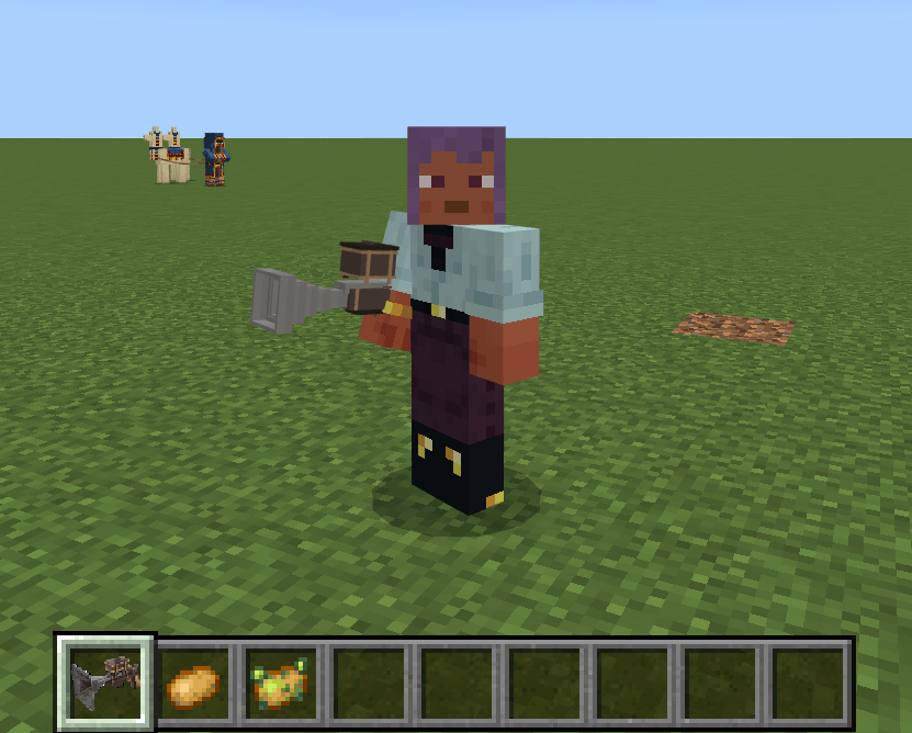 Efe holding a Potato Gun