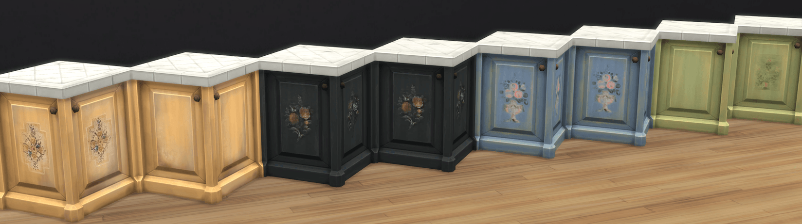 showing different variations