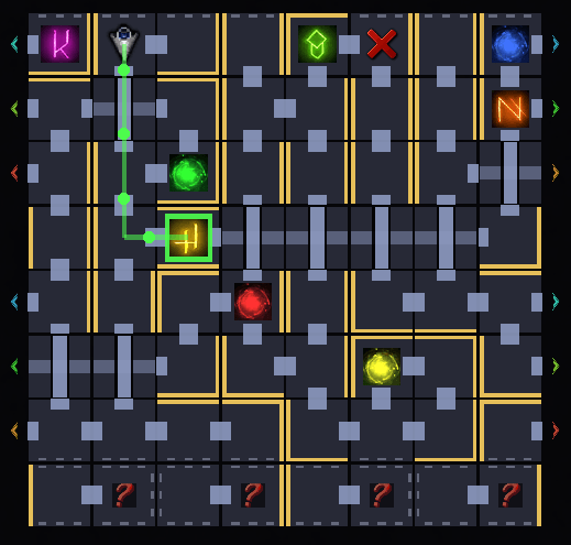 Build in Navigation. Just follow the line.