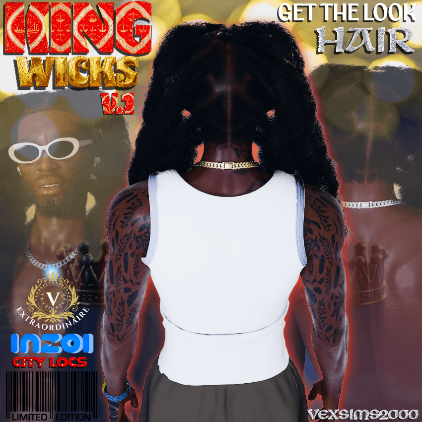 LONG, THICK, CURLY WICKS
