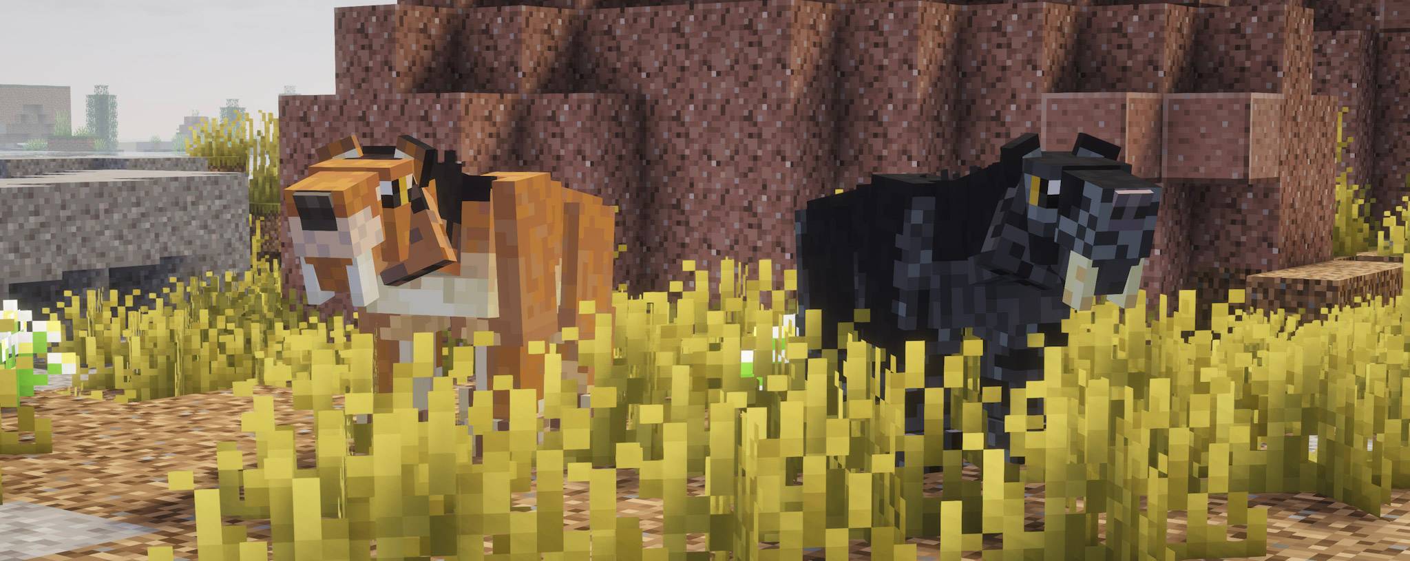 Smilodon male(left) and female(right)