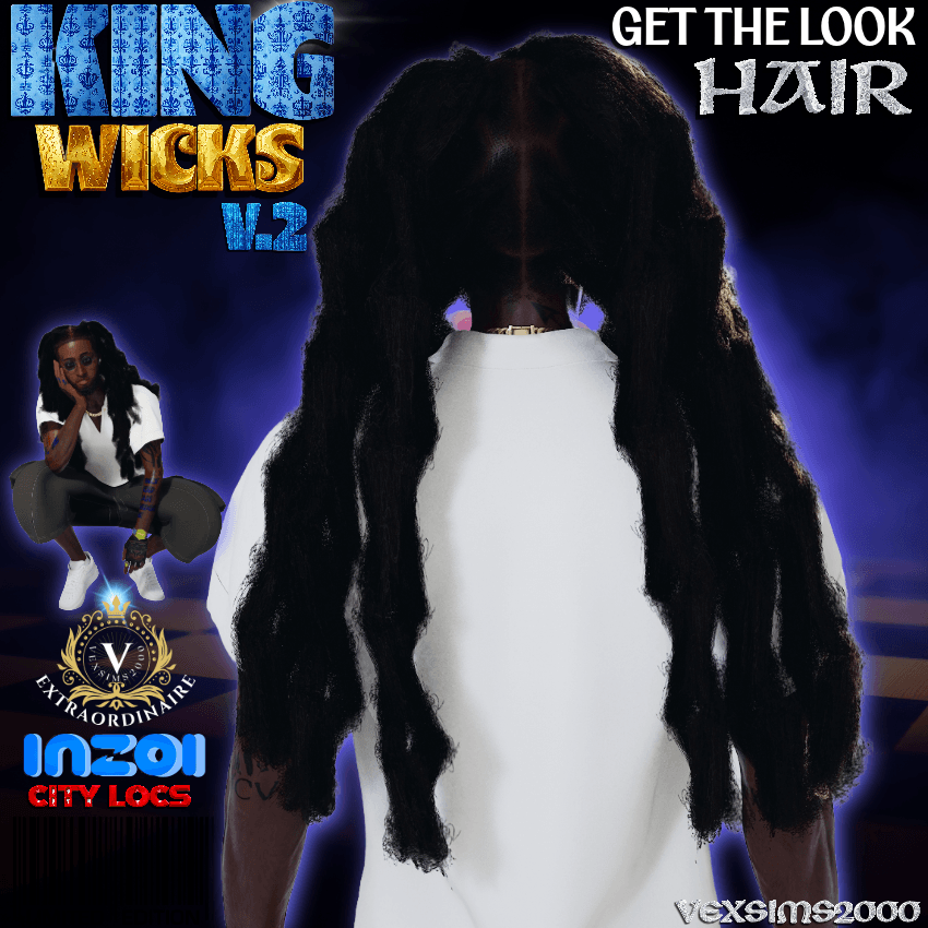 LONG, THICK, CURLY WICKS