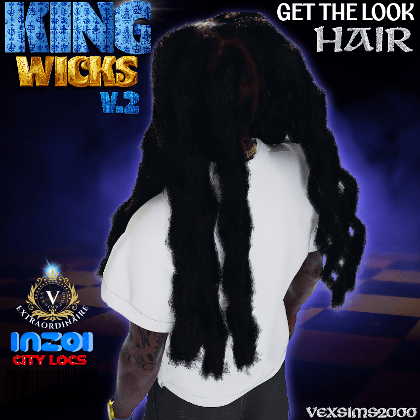LONG, THICK, CURLY WICKS