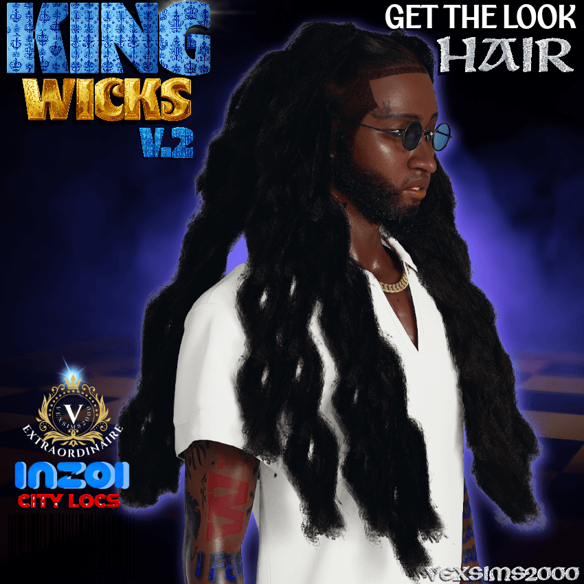 LONG, THICK, CURLY WICKS