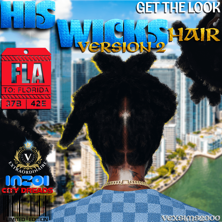 Thick, natural south Florida custom wicks. A pulled up, relaxed style that's ready for action.