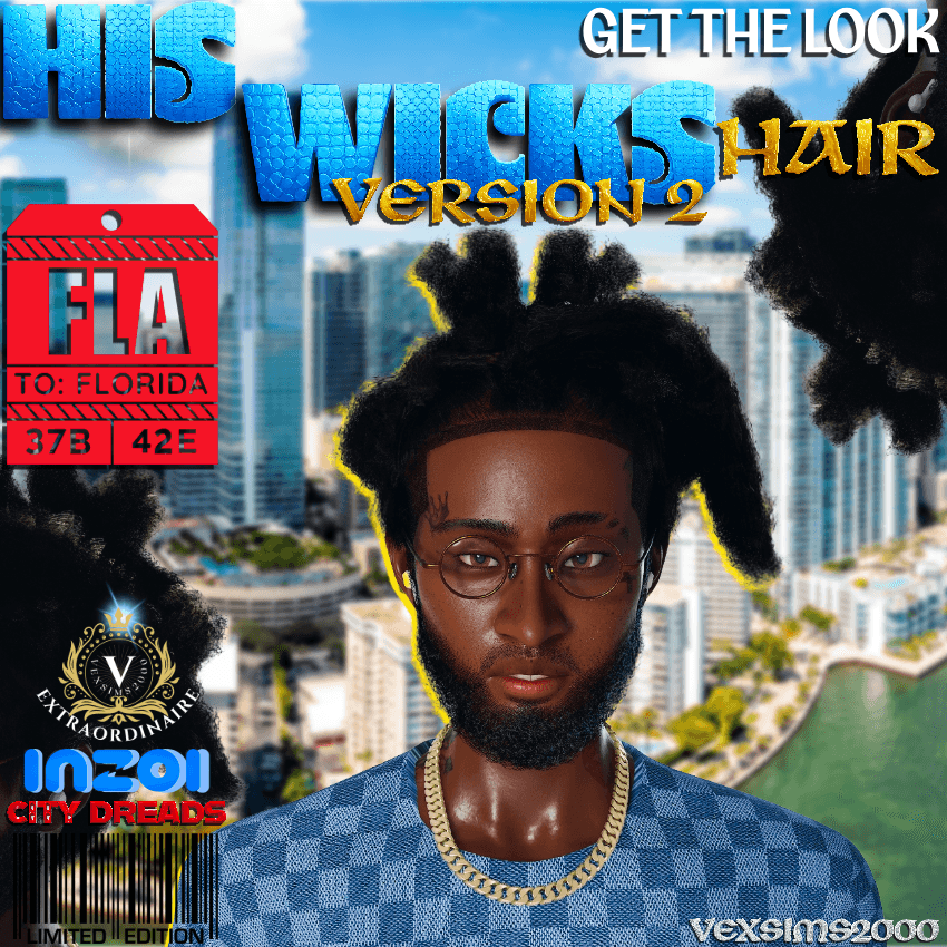 Thick, natural south Florida custom wicks. A pulled up, relaxed style that's ready for action.
