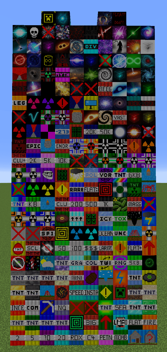 Every TNT in this mod
