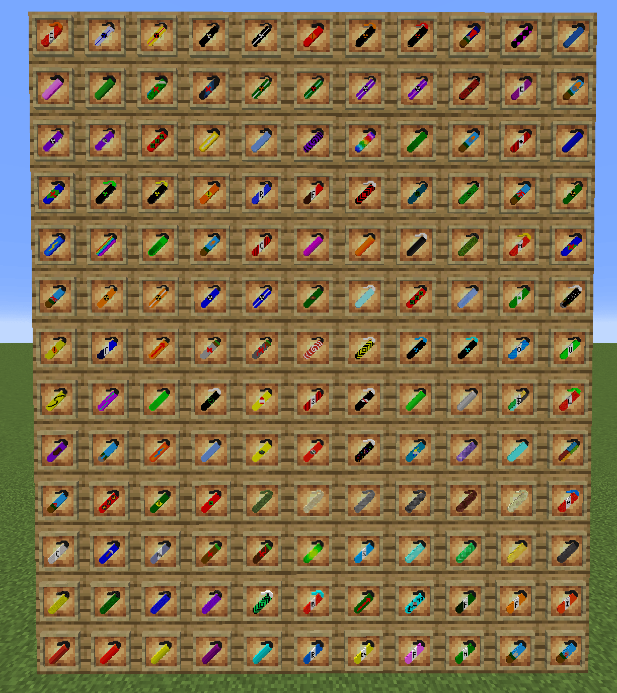 Every Dynamite in this mod