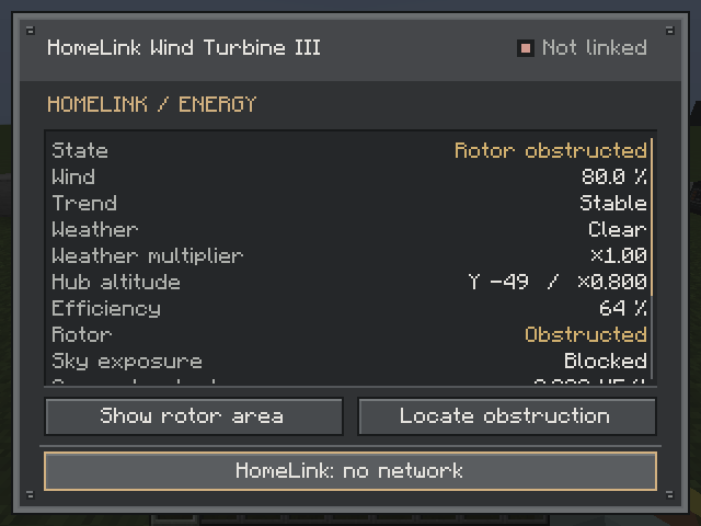 Thumbnail Wind speed, trend, weather multiplier and hub altitude at a glance.